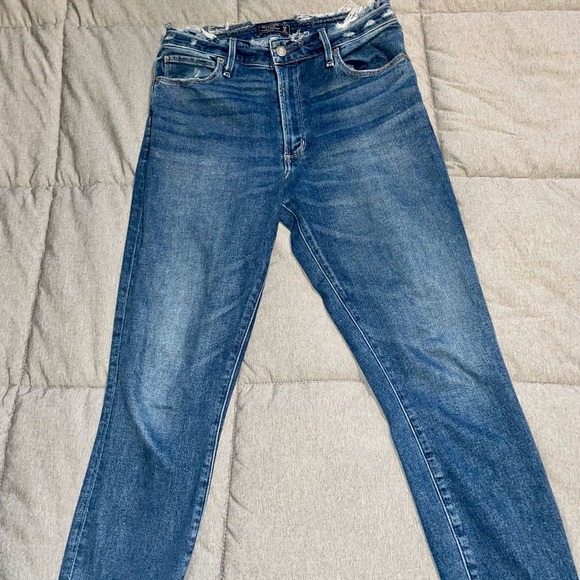 Abercrombie & Fitch high rise ankle skinny jeans - Picture 2 of 3